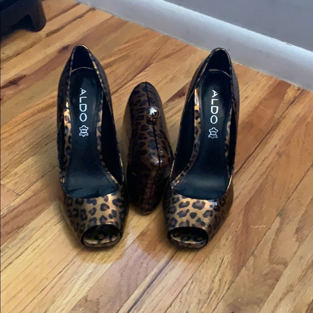 Leopard Print Shoes & Matching Bag - image 2